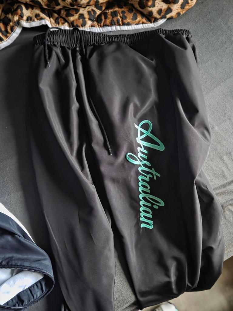 Australian sport broek Arhive Zwart groen Xl, Kleding | Heren, Sportkleding, Zwart, Maat 56/58 (XL), Ophalen of Verzenden, Zo goed als nieuw