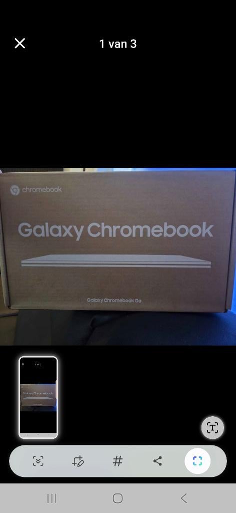 samsung galaxy chromebook, Computers en Software, Chromebooks, Ophalen, 64 GB, 32 GB of meer, Nieuw