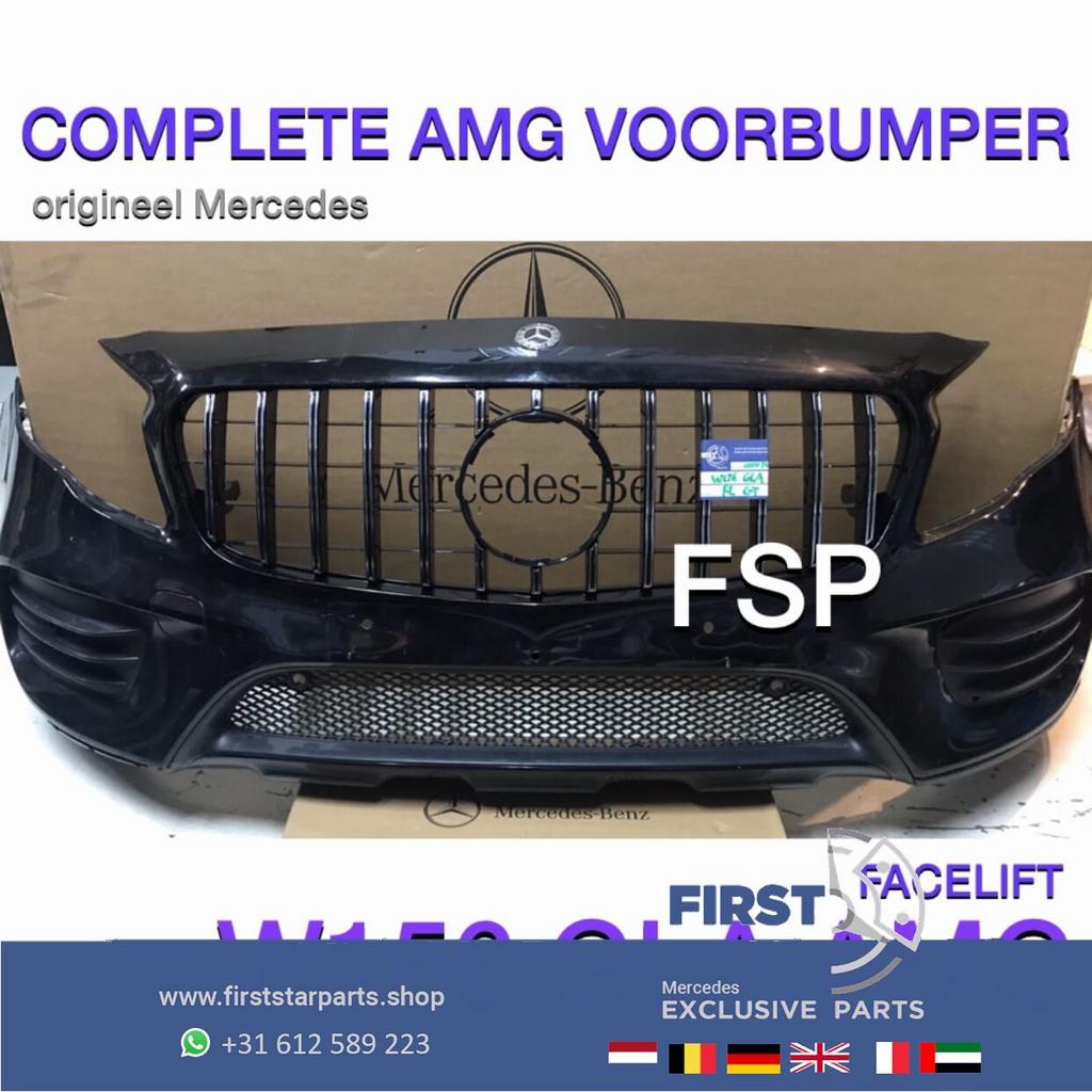 W156 GLA FACELIFT AMG VOORBUMPER + PANAMERICANA GT GRIL bump, Gebruikt, -, Voor, -