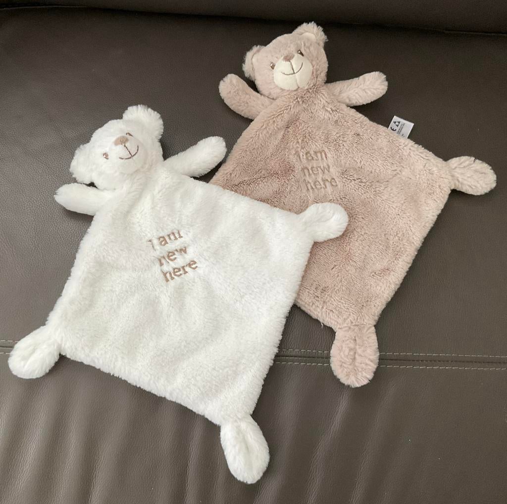 Nicotoy knuffeldoekjes  beer, Kinderen en Baby's, Speelgoed | Knuffels en Pluche, Ophalen of Verzenden, Zo goed als nieuw, Beer