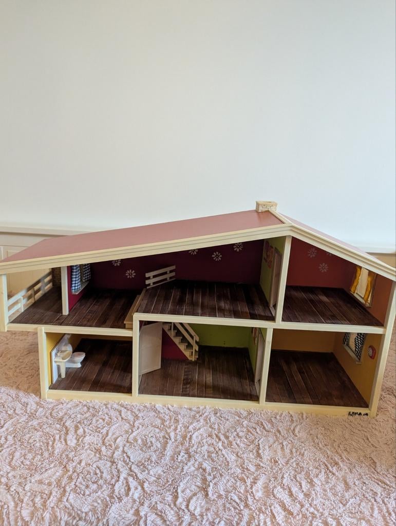 Lisa lundby vintage poppenhuis, Verzamelen, Poppenhuizen en Toebehoren, Ophalen, Gebruikt, Poppenhuis