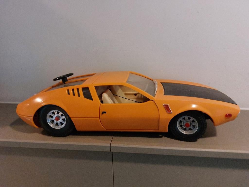 Zeldzame De Tomaso Mangusta Piko / Anker DDR 1:12, Ophalen of Verzenden