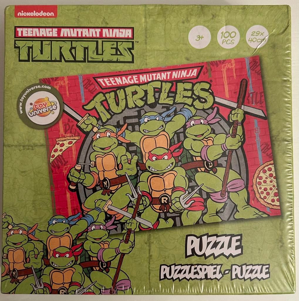 Teenage mutant ninja turtles puzzel 100 stukjes NIEUW, Ophalen of Verzenden, Meer dan 50 stukjes, Nieuw, 4 tot 6 jaar