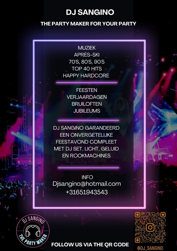 Drive in show Dj Feest Dj jubileum Dj apreski sweet sixteen, Diensten en Vakmensen, Muzikanten, Artiesten en Dj's, Dj