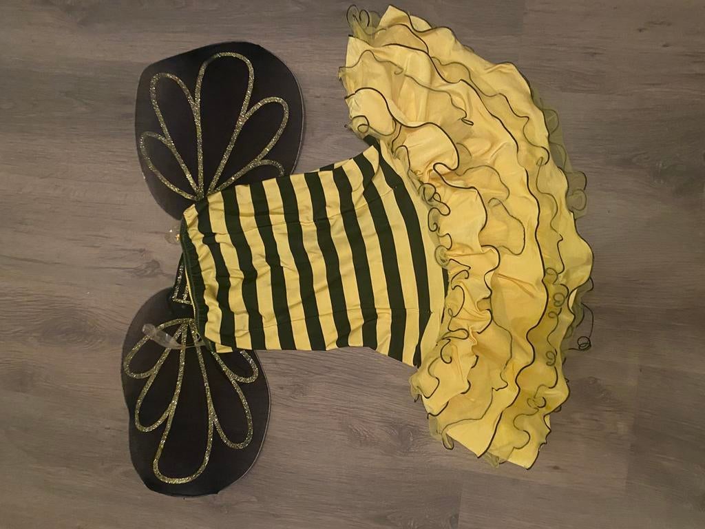 Leuk bijenpak maat m met vleugels, Kleding | Dames, Carnavalskleding en Feestkleding, Maat 38/40 (M), Carnaval, Ophalen of Verzenden