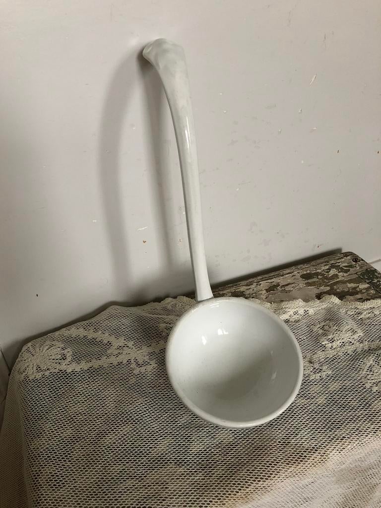 Antieke soeplepel Petrus regout, Antiek en Kunst, Antiek | Servies los, Ophalen of Verzenden