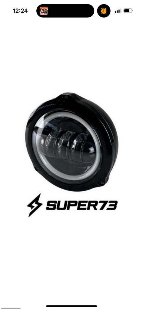 Super73 s2 lamp, Ophalen of Verzenden, Zo goed als nieuw