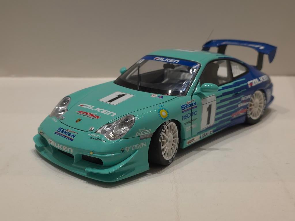 AUTOart Porsche 996 GT3 – 1:18 –, Hobby en Vrije tijd, Modelauto's | 1:18, Ophalen of Verzenden, Zo goed als nieuw, Auto, Autoart