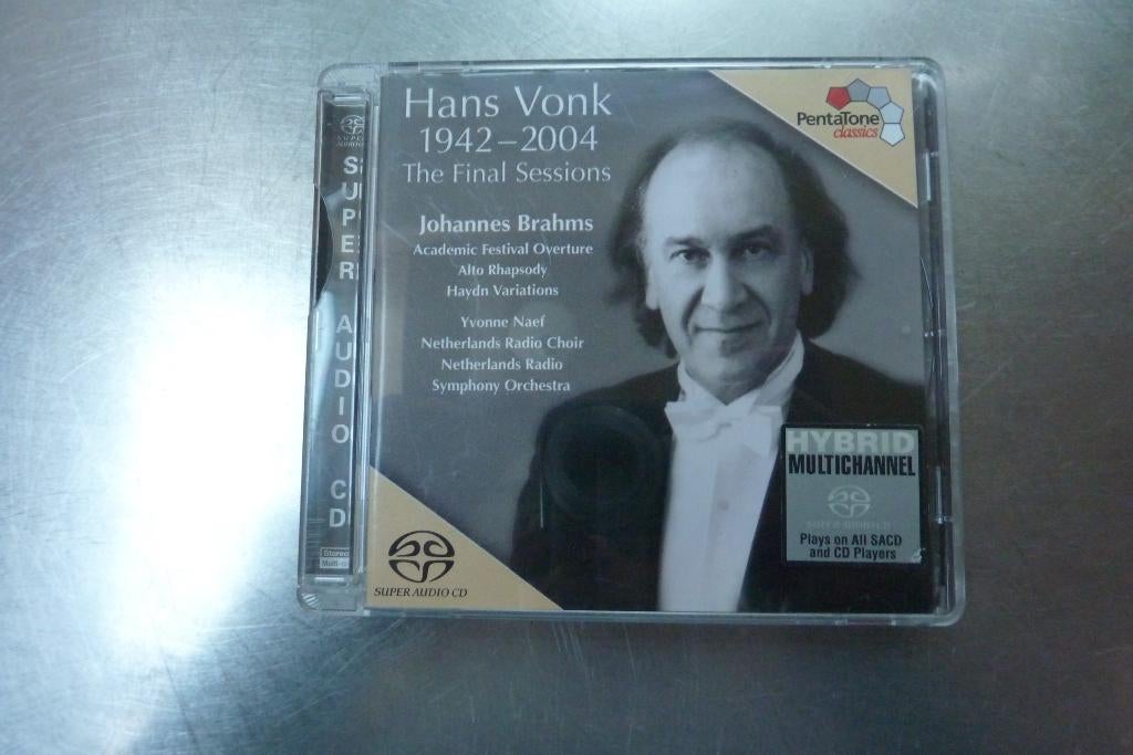 Brahms The Final Sessions - Hans Vonk SACD (krasjes), Ophalen of Verzenden, Romantiek, Gebruikt, Overige typen