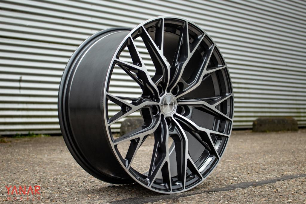 19 INCH YANAR WHEELS DNZ-20 VOOR AUDI | VW | SEAT BMW, 19 inch, Velg(en), Nieuw, Ophalen of Verzenden