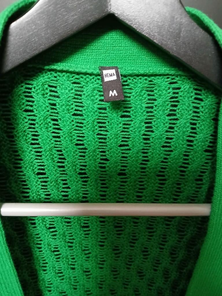 Groene HEMA vest - Maat M, HEMA, Gedragen, Groen, Ophalen