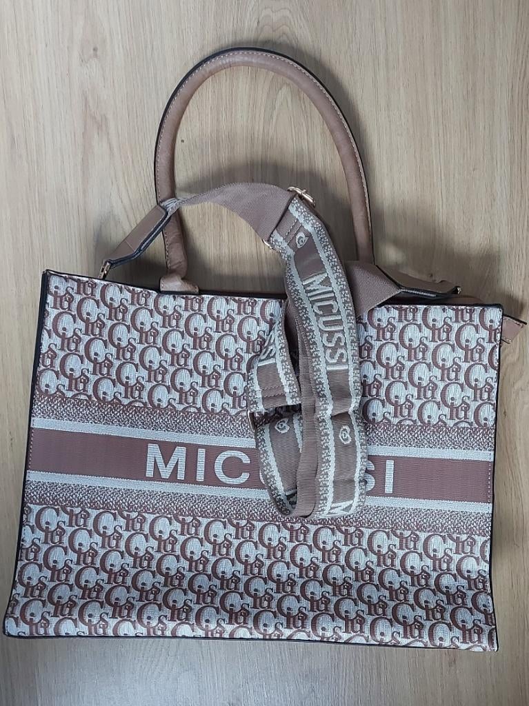Micussi handtas, Ophalen of Verzenden, Nieuw, Bruin, Handtas