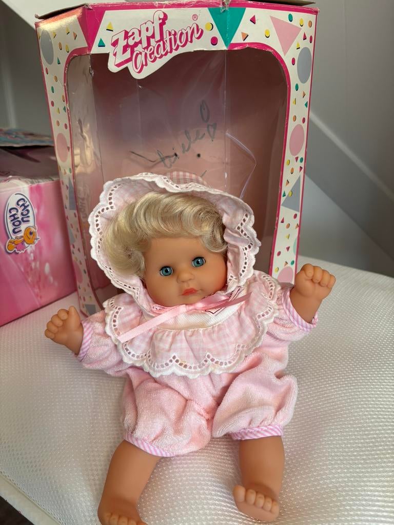 Leuk Zapf popje, Kinderen en Baby's, Speelgoed | Poppen, Ophalen of Verzenden, Zo goed als nieuw, Babypop