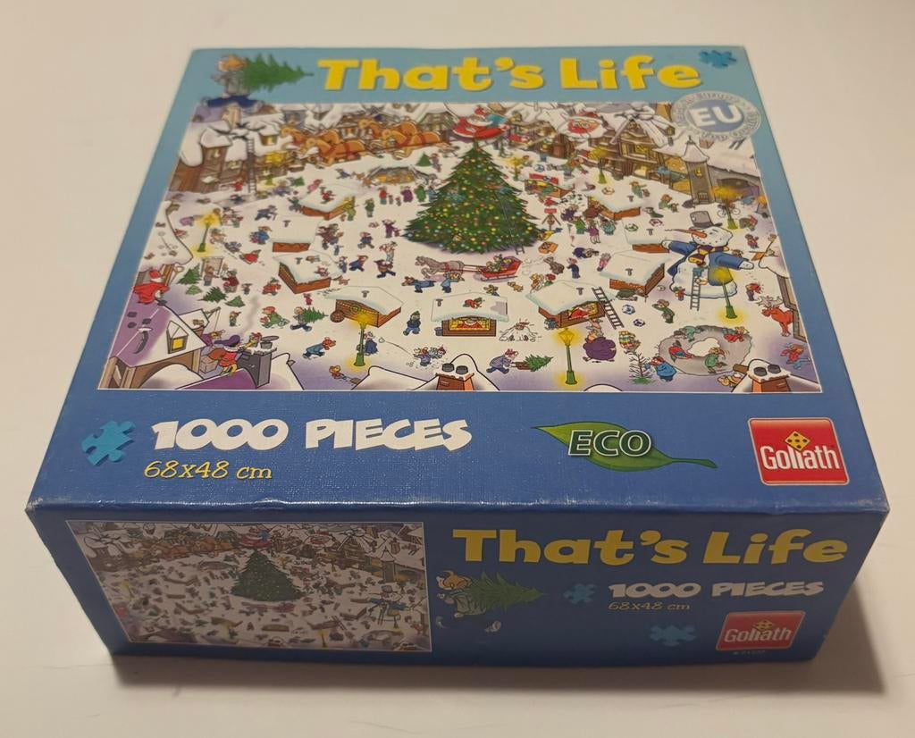 That’s life puzzle (1000 stukjes), Ophalen of Verzenden, 500 t/m 1500 stukjes, Zo goed als nieuw