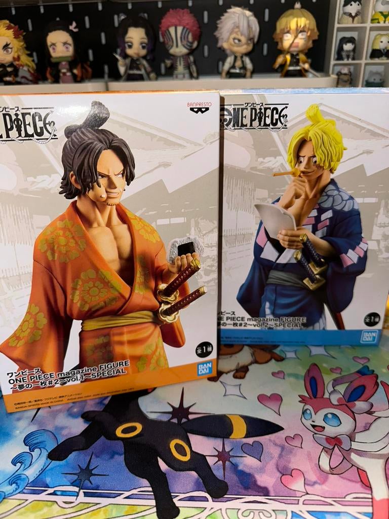 One Piece Magazine figures: Ace & Sabo, Ophalen of Verzenden, Zo goed als nieuw