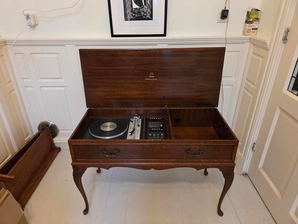 Vintage Dynatron muziekmeubel- model HFC 62 - werkend, Ophalen