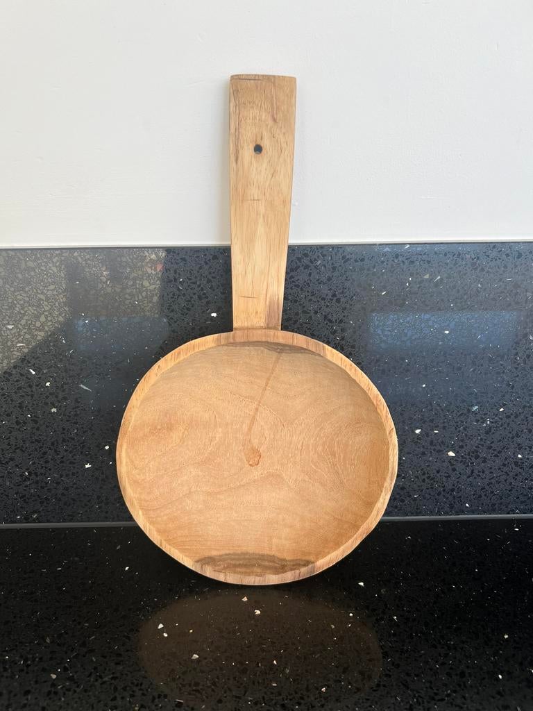 Houten pollepel / Decoratief, Ophalen of Verzenden, Zo goed als nieuw, Hout
