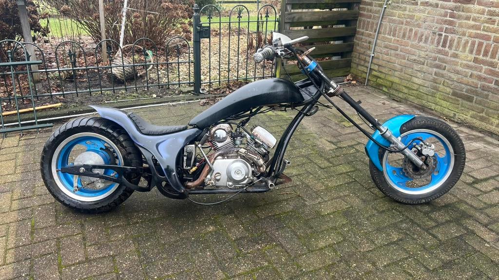 2Custom Chopper 1 rijdend / 1 voor onderdelen  projectdeal, Motoren, Accessoires | Overige, Gebruikt, Ophalen