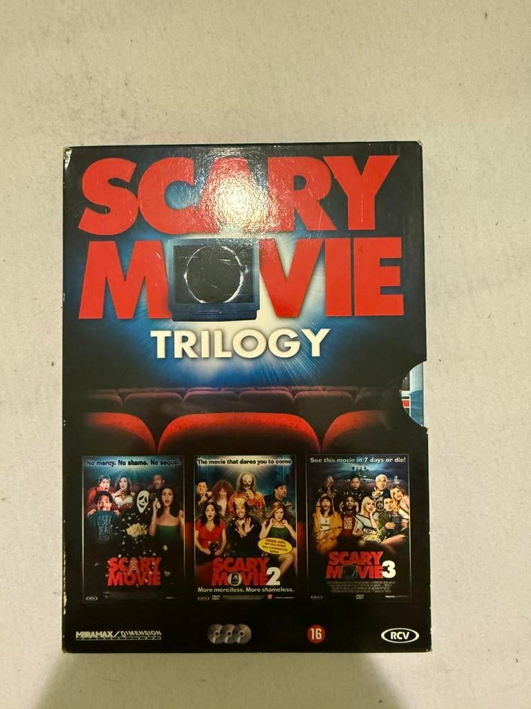 Scary movie dvds., Alle leeftijden, Ophalen of Verzenden, Zo goed als nieuw, Overige genres
