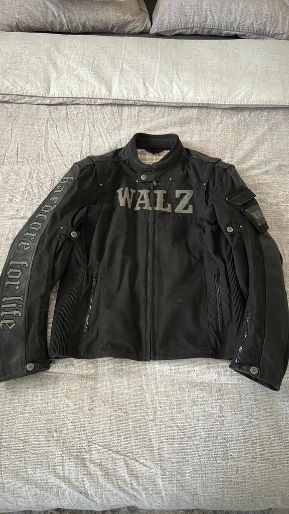 WALZ Hardcore motorjas + bodywarmer mt. L, Ophalen, Tweedehands, Dames, Jas | textiel