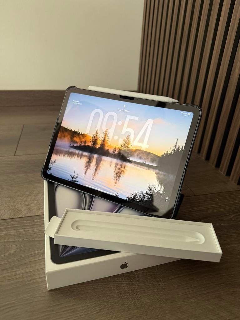 iPad Air 11-inch M3 2025 128 Gb + Apple Pencil Pro, Computers en Software, Apple iPads, Ophalen, Apple iPad Air, 11 inch, Nieuw