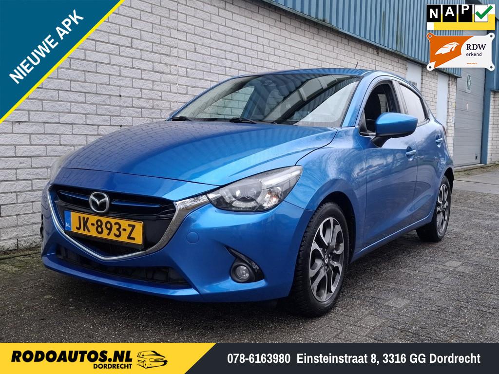 Mazda 2 1.5 Skyactiv-G GT-M Keyless/HUD/Navi/LED ✅, Gebruikt, 4 cilinders, Blauw, Origineel Nederlands