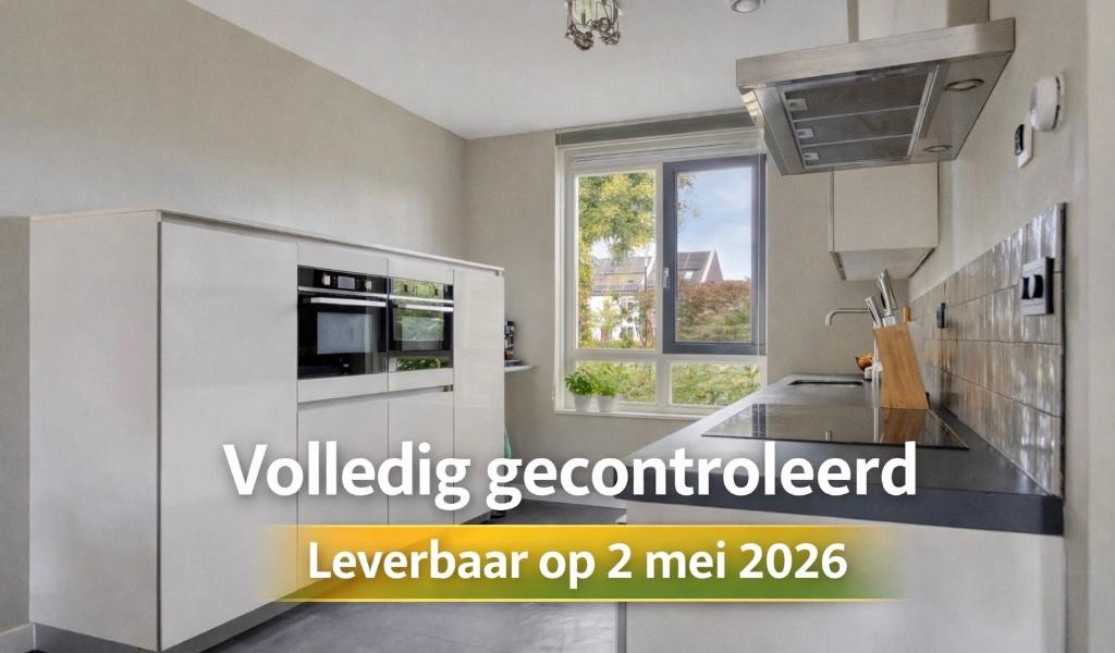 ✨Zijdeglans greeploos keuken met kastenwand✨, Ophalen, Wit, Dubbelwandige keuken, Zo goed als nieuw