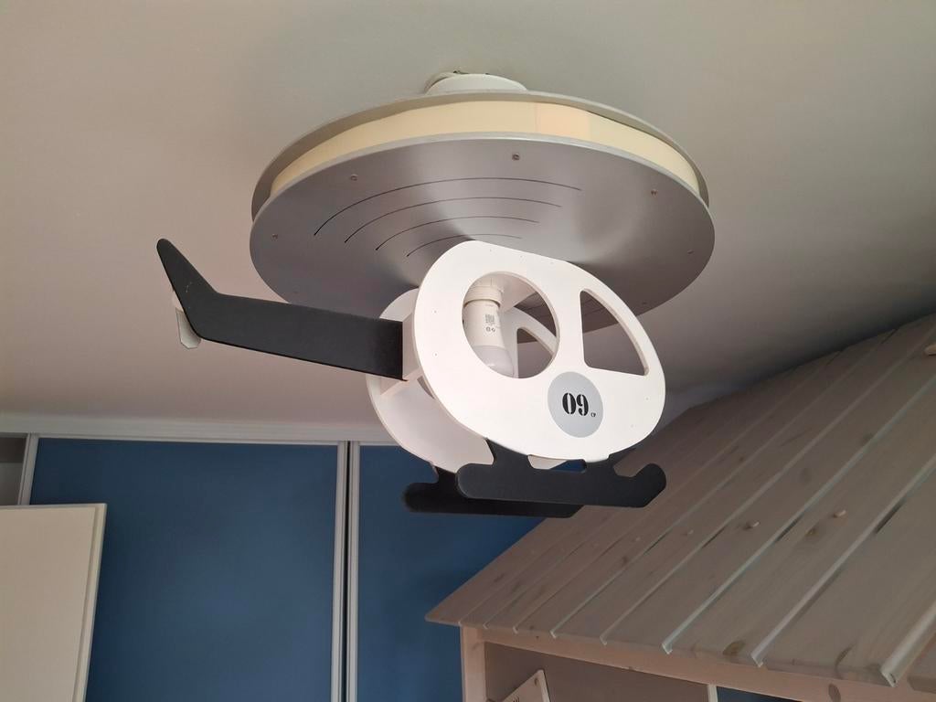 Helikopter hanglamp kinderkamer, Ophalen