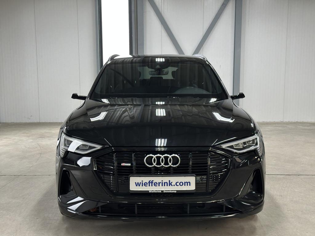 Audi e-tron 55 quattro S edition 95 kWh (bj 2020, automaat), Automaat, Zwart, Zwart, Leder