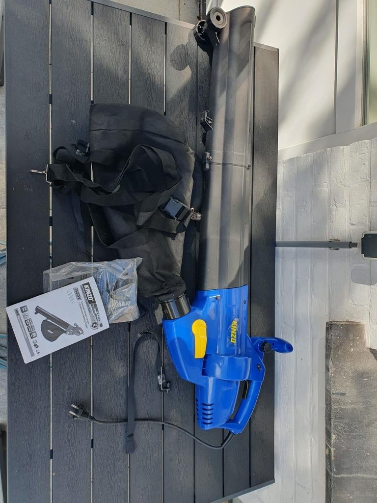 Bladblazer en -zuiger, Ophalen, Gebruikt, Handgedragen, Elektrisch