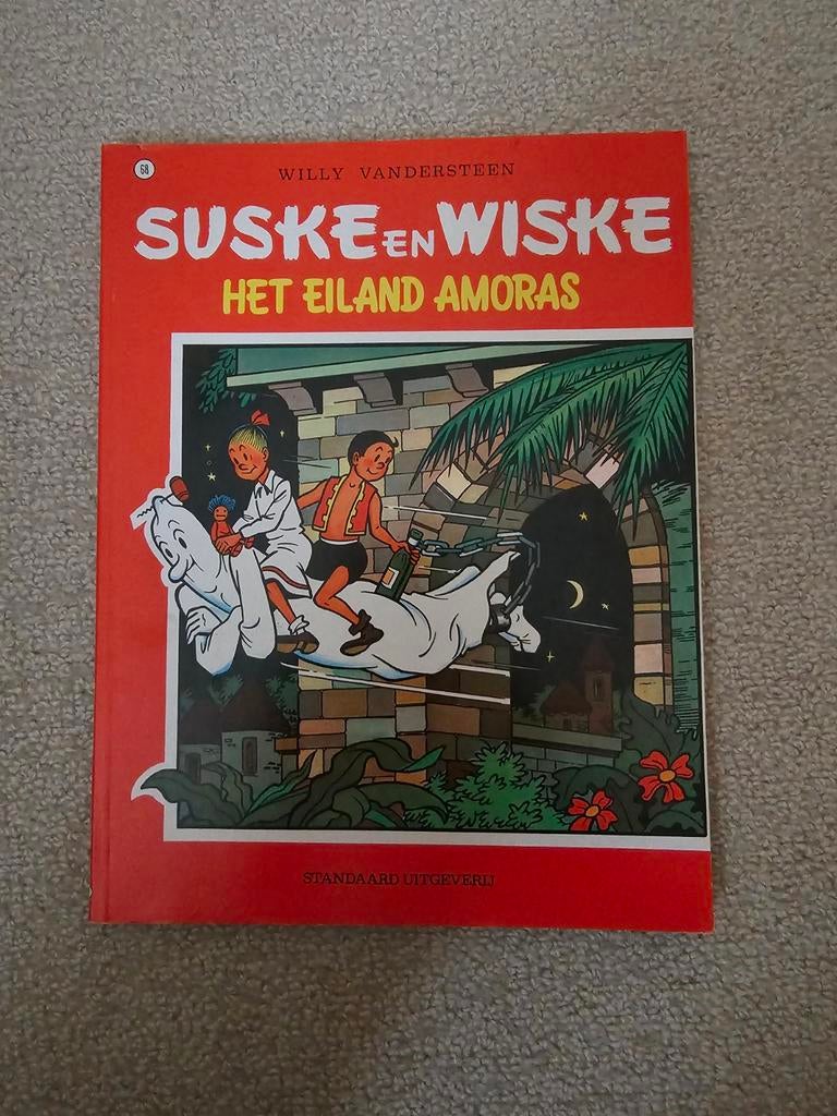Suske en Wiske  Het eiland Amoras, Boeken, Stripboeken, Willy Vandersteen, Eén stripboek, Ophalen of Verzenden, Zo goed als nieuw