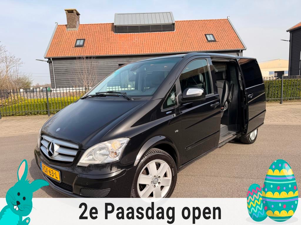 Mercedes-Benz Viano 3.0 CDI V6 AMBIENTIE 5 PERS DUBBEL-CABIN, Euro 5, Achterwielaandrijving, Gebruikt, Zwart