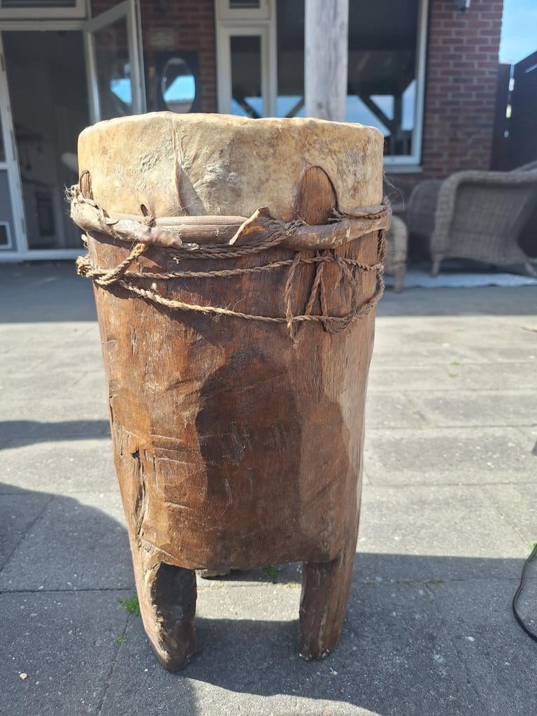 Decoratieve Djembe - Afrikaanse Trommel voor de Sier, Ophalen of Verzenden, Gebruikt