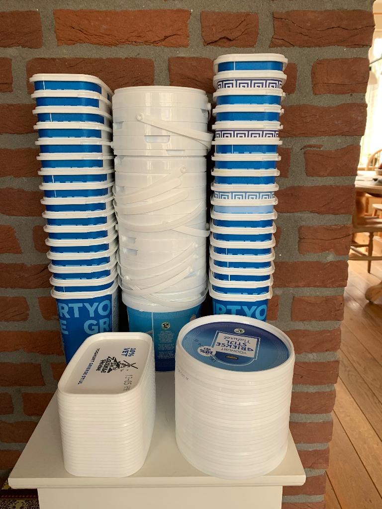 voorraademmertjes, Overige typen, Ophalen of Verzenden, Zo goed als nieuw, Overige materialen