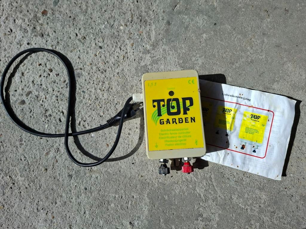 Top garden schrikdraad apparaat