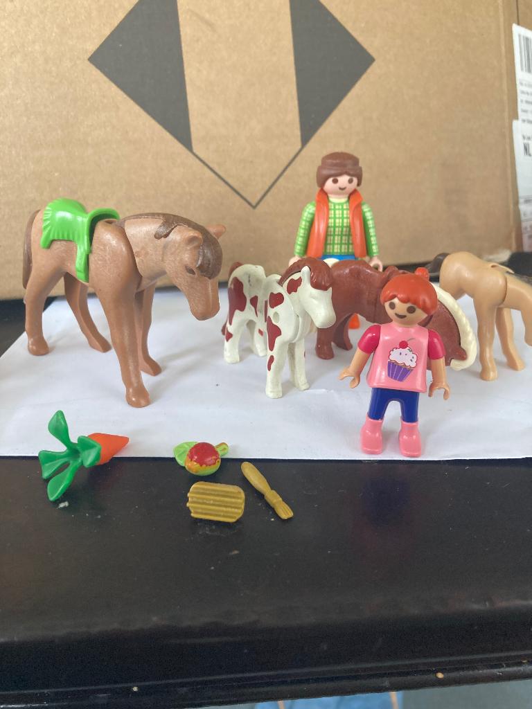 Playmobil paarden setje, Ophalen of Verzenden, Gebruikt