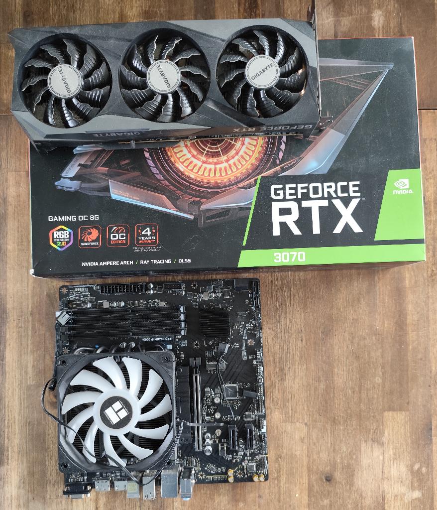 Game PC bundle i5-13600KF / RTX 3070 / 16GB DDR4 zonder kast, Computers en Software, Barebones, Zo goed als nieuw, Ophalen of Verzenden