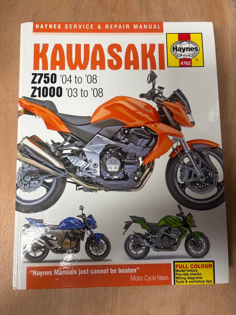 Engels werkplaatshandboek Kawasaki Z750-Z1000, Ophalen of Verzenden, Zo goed als nieuw, Merk of Model