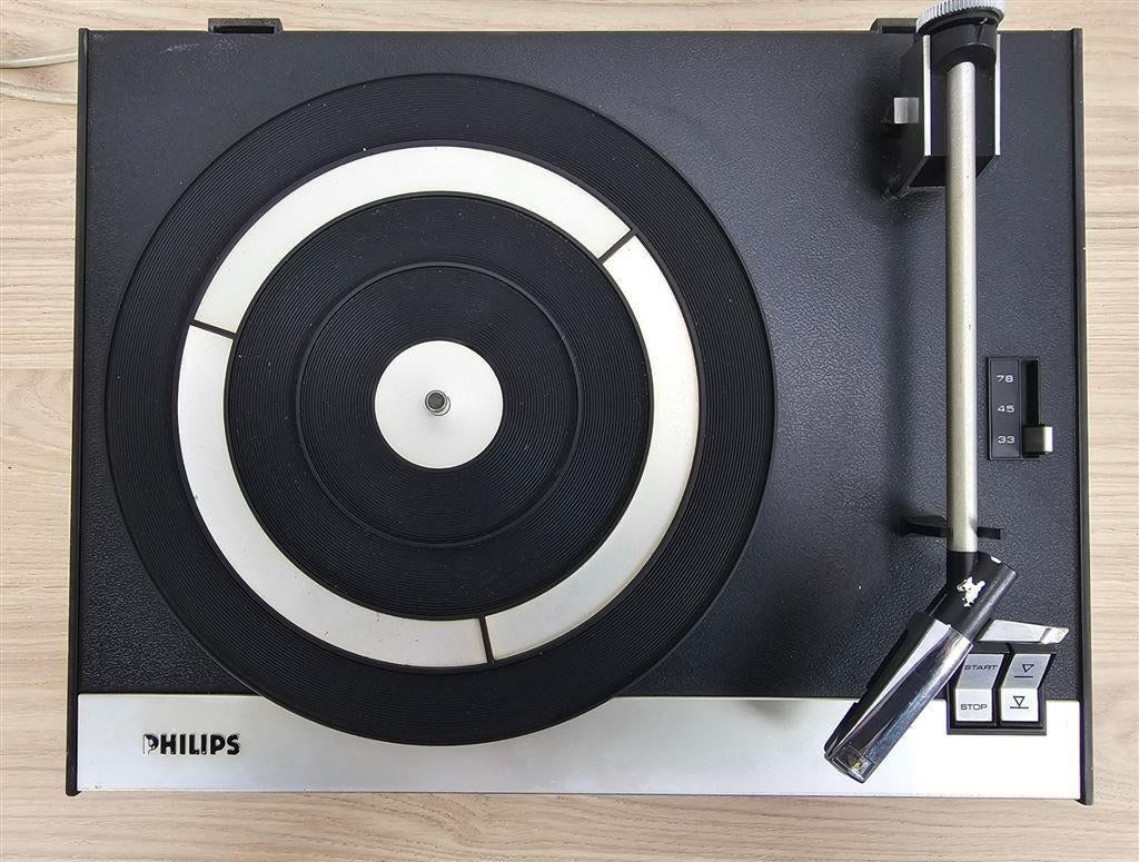Philips 22GA105 platenspeler uit 1971, Ophalen of Verzenden, Gebruikt, Thorens