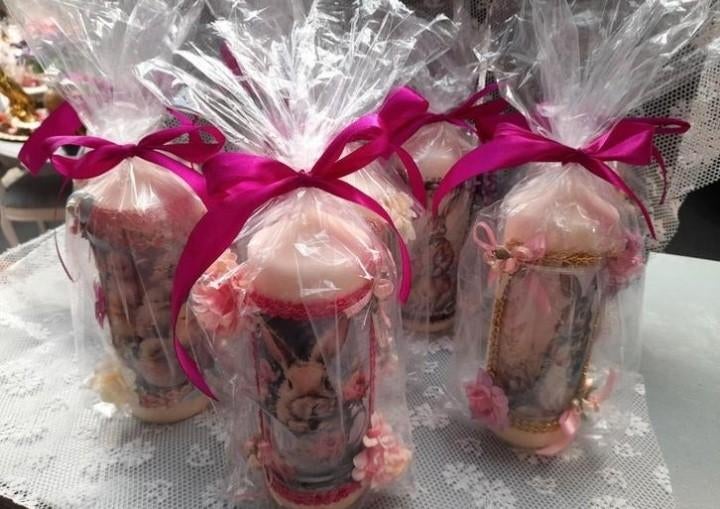 Veel keus in leuke brocante kaarsen 12.95 p.s, Ophalen of Verzenden