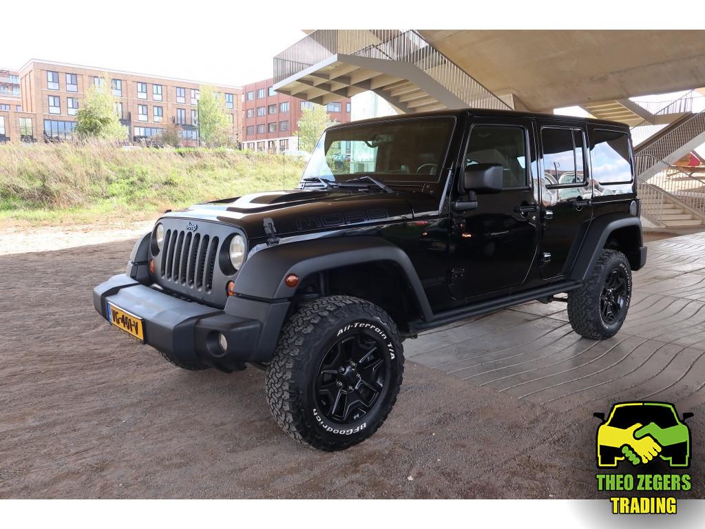 Jeep Wrangler 4x4 2.8 CRD Sport Unlimited 200 pk Grijs Kente, Auto's, Euro 5, Zwart, 4 cilinders, Zwart
