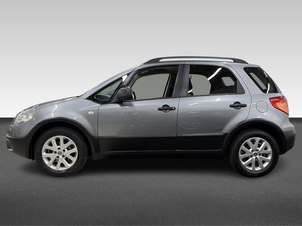 Fiat Sedici 1.6 YOUNG 120PK AIRCO LM NAP, Auto's, Fiat, Euro 5, Stof, Gebruikt, Zwart