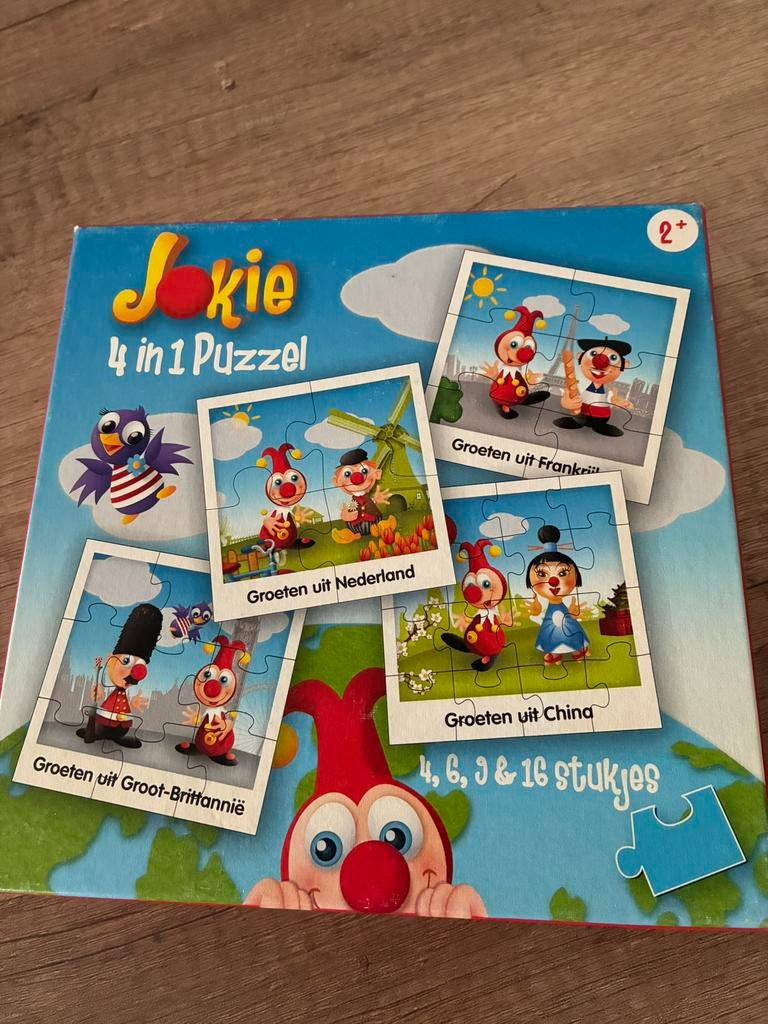4 in 1 puzzel, Ophalen of Verzenden, 10 tot 50 stukjes, Zo goed als nieuw, 2 tot 4 jaar