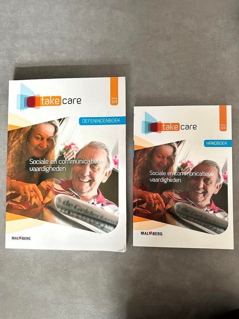 Verzorgende IG boeken - Take Care (set van 4), Boeken, Schoolboeken, Ophalen, Gelezen, Overige niveaus, Huishoudkunde of Verzorging