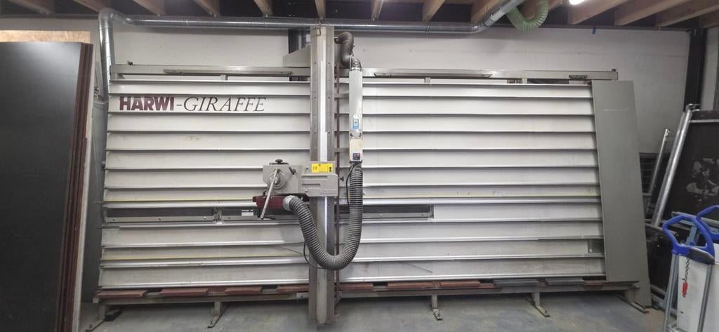 Harwi Giraffe 1850 Platenzaag - Perfect Werkend, Doe-het-zelf en Verbouw, Gereedschap | Zaagmachines, Gebruikt, 70 mm of meer