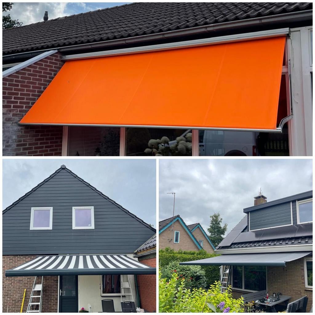 Installatie van zonneschermen en rolluiken, Ophalen of Verzenden, 150 tot 300 cm, 250 cm tot 450 cm, Knikarmscherm