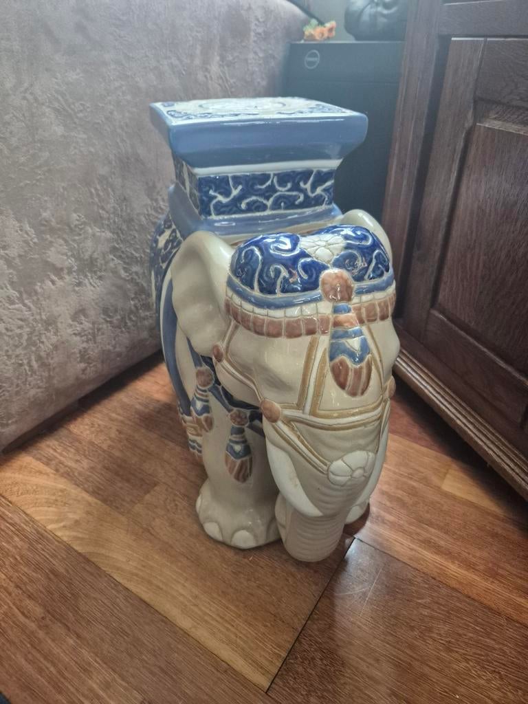 Vintage keramische olifant plantentafel, Ophalen