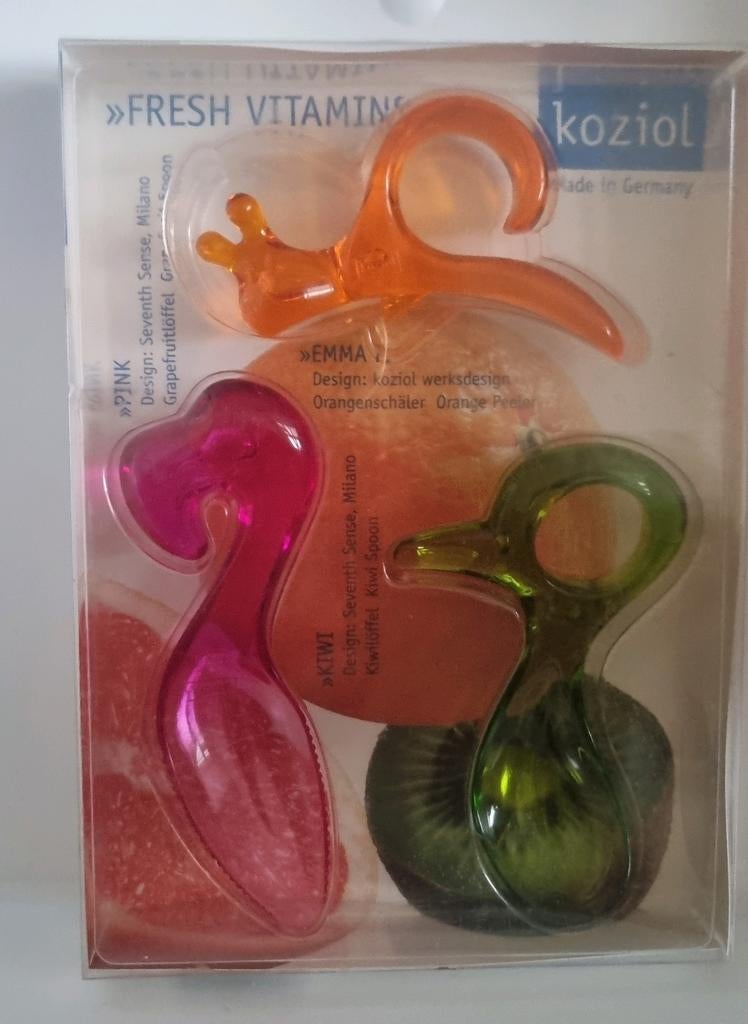 Koziol fruitmesjes:, Verzenden, Nieuw