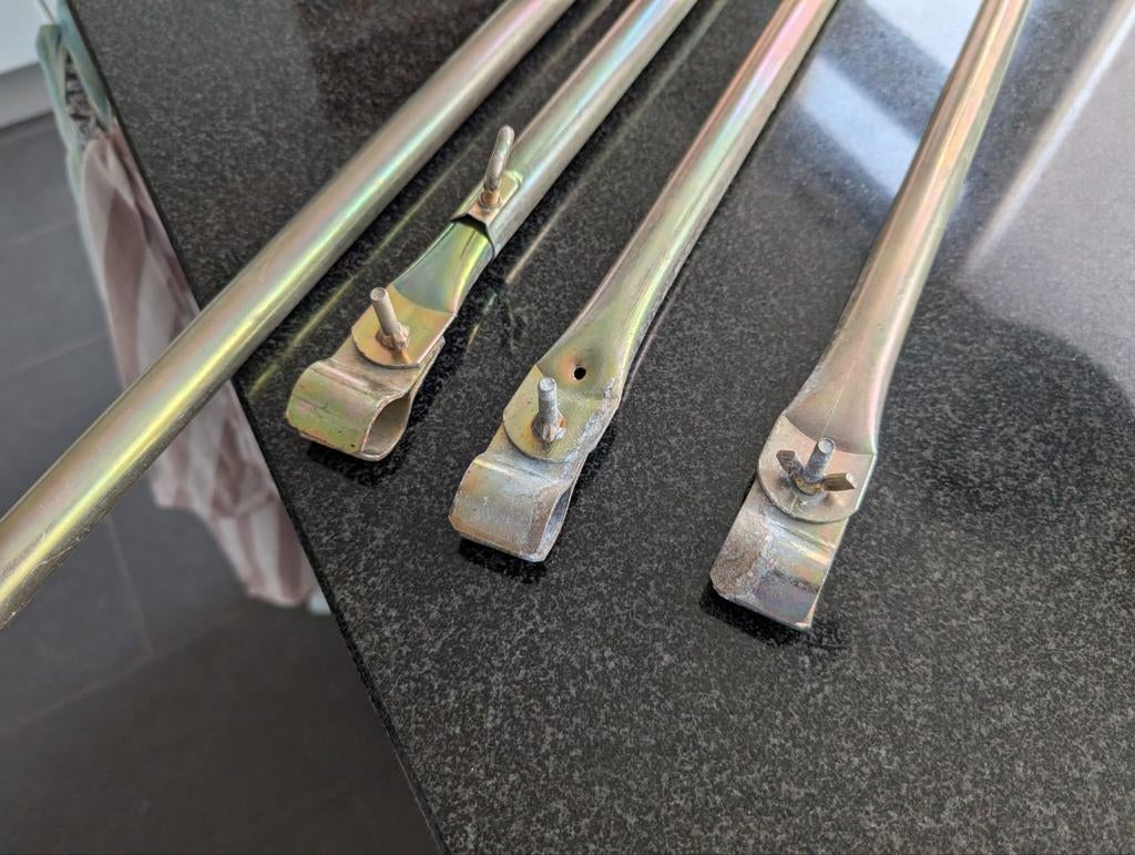 Storm stangen stormstang 2 stuks, Caravans en Kamperen, Tenten, Ophalen