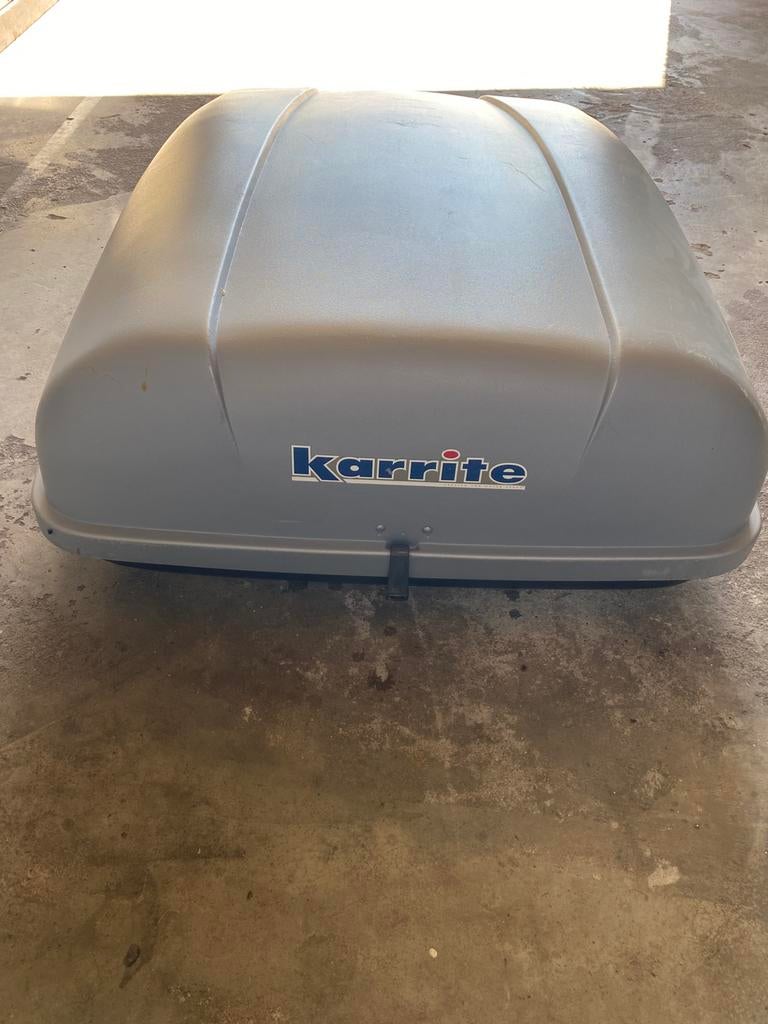 Karirite koffer in goede staat met beugels, Ophalen of Verzenden, Gebruikt